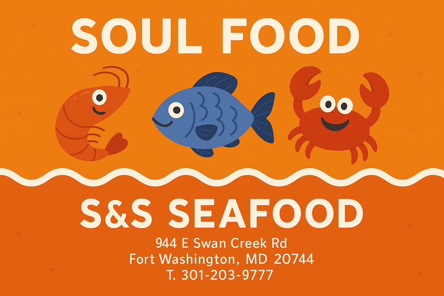 S&S Seafood Banner