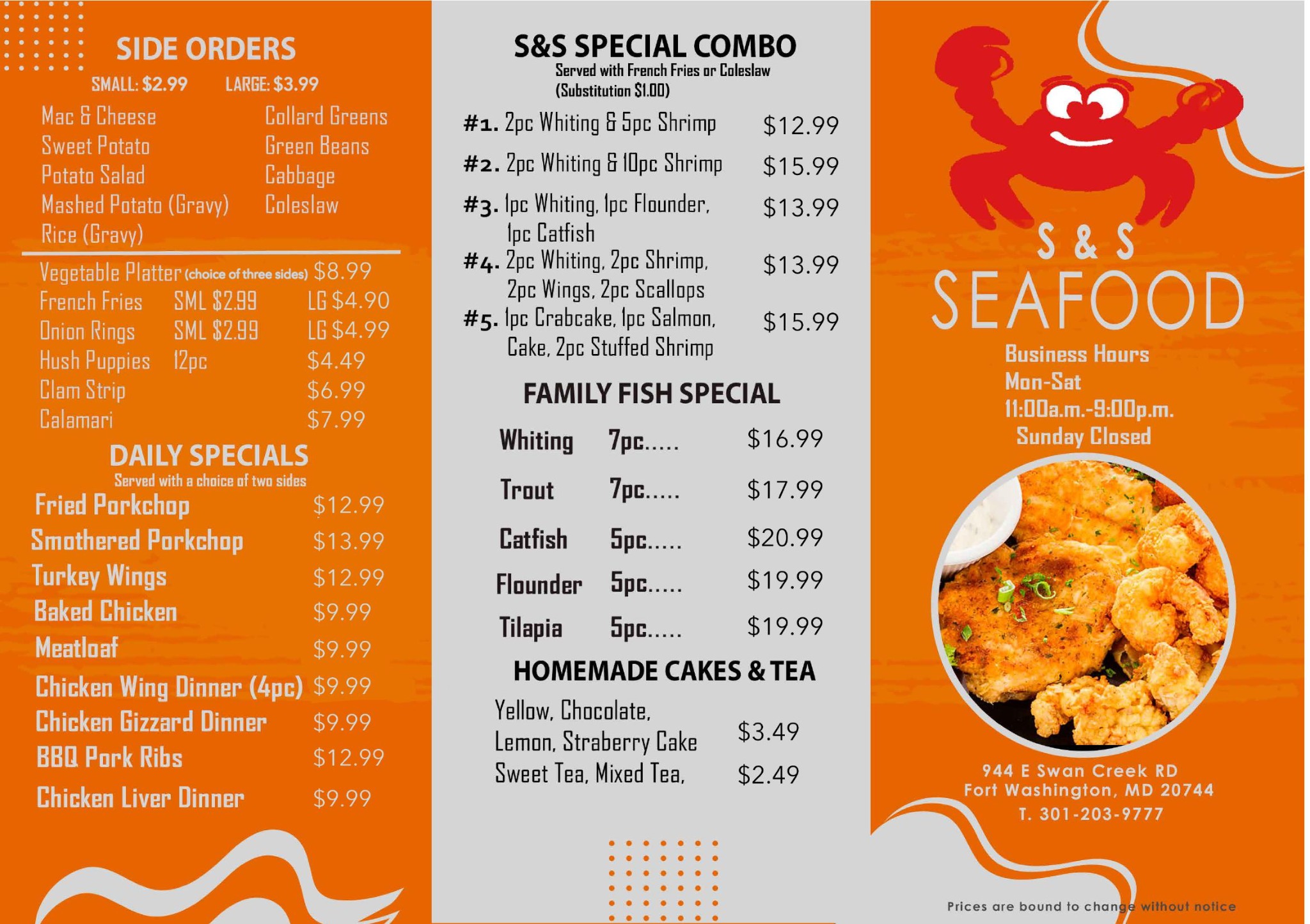 Menu Page 2